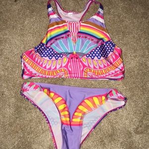 Cup she two piece bathing suit